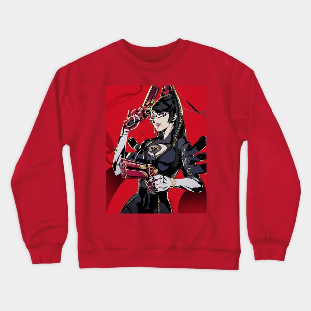 Bayonetta Crewneck Sweatshirt by dat_cravat